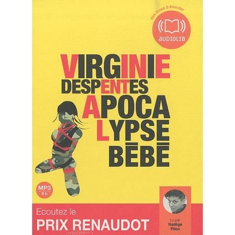 Cover for Virginie Despentes · Apocalypse Bebe (MP3-CD)