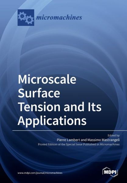 Cover for Microscale Surface Tension and Its Applications (Paperback Book) (2019)