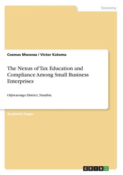 Cover for Mwanza · The Nexus of Tax Education and C (Bog)