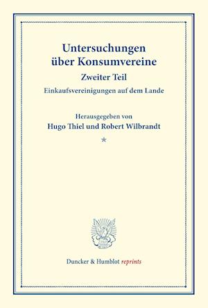 Cover for Hugo Thiel · Einkaufsvereinigungen Auf Dem Lande (Paperback Book) (2014)