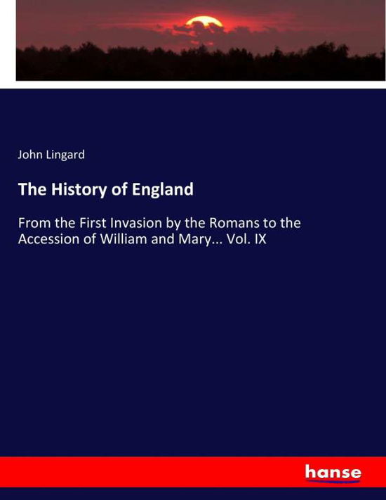 Cover for Lingard · The History of England (Book) (2017)