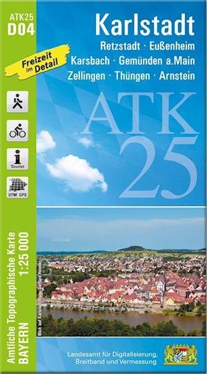 Cover for LDBV Bayern · Karlstadt 1:25 000 (Kort) (2021)