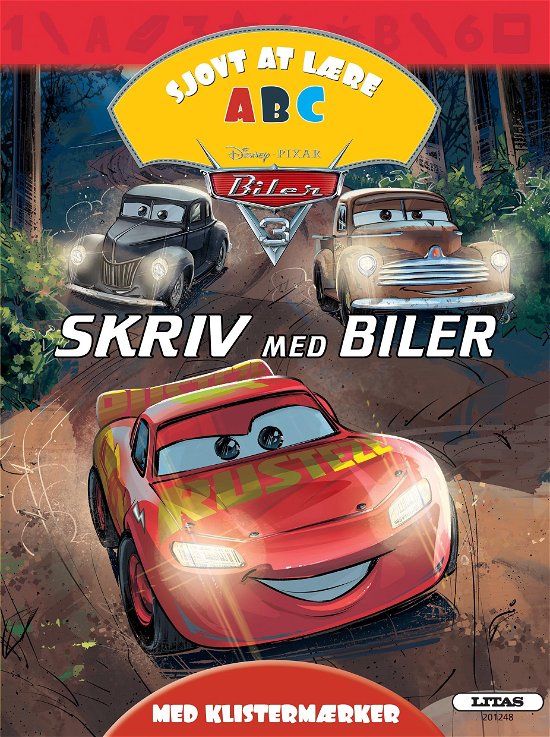 Cover for Disney Pixar · Biler 3: Skriv med Biler (kolli 6) (Bok) [2. utgave] (2018)