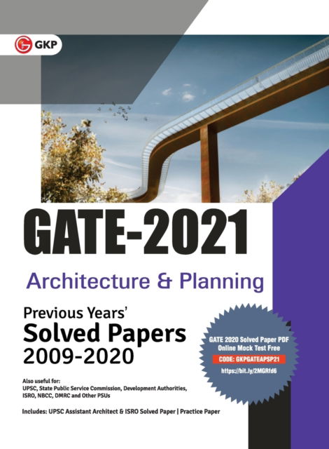 Cover for Jinisha Ar Jain · Gate 2021 Architecture &amp; Planning Previous Years' Solved Papers (Paperback Book) (2020)