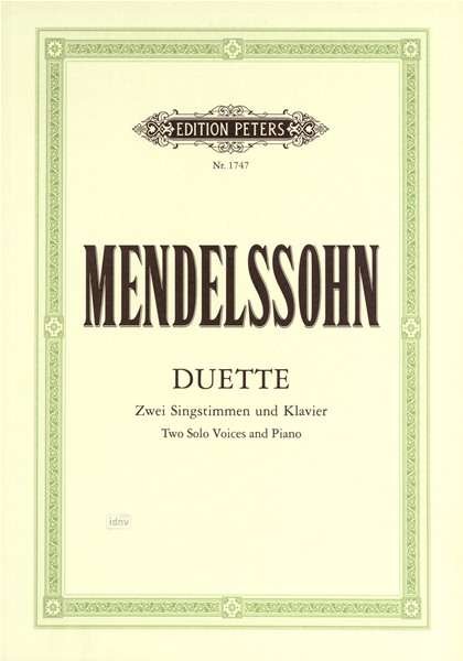 Cover for 19 Vocal Duets (Sheet music) (2001)
