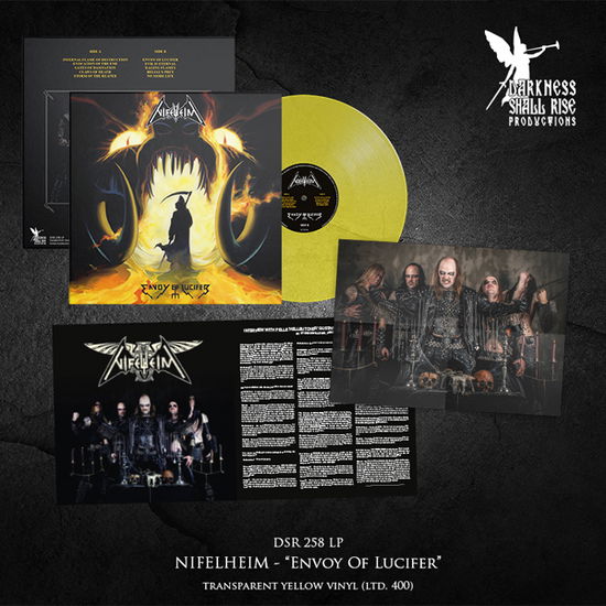 Cover for Nifelheim · Envoy of Lucifer (Transparent Yellow Vinyl) (LP) (2024)