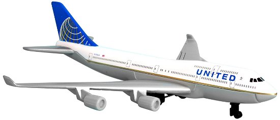 Cover for United B747 Diecast Plane (MERCH)