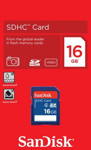 Cover for SanDisk · SanDisk SDHC Card 16GB (N/A) (2017)