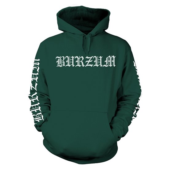 Cover for Burzum · Filosofem Logo 2018 (Green) (Hoodie) [size XL] (2023)