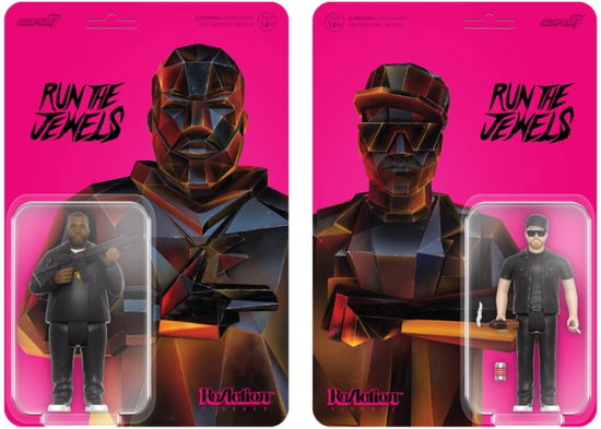 Dangerous Killer Mike And El-P 2-Pack Reaction Figures - Run the Jewels - Merchandise - SUPER 7 - 0840049830646 - January 16, 2023