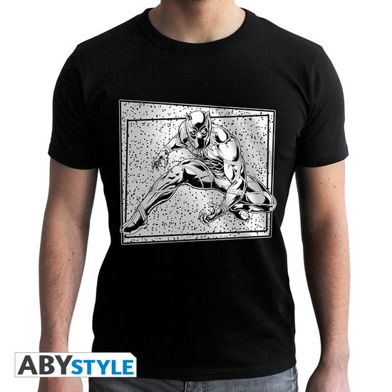 Cover for Abystyle · Marvel: Black Panther Wakanda Black New Fit (T-Shirt Unisex Tg. 2XL) (N/A)