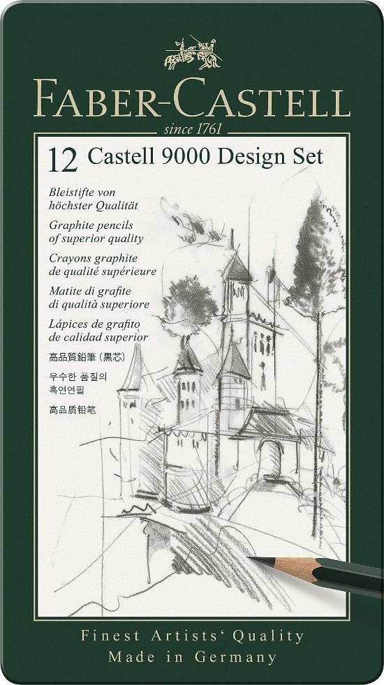 Cover for Faber · Faber-castell - Graphite Pencil Castell 9000 Design Set (119064) (Legetøj)
