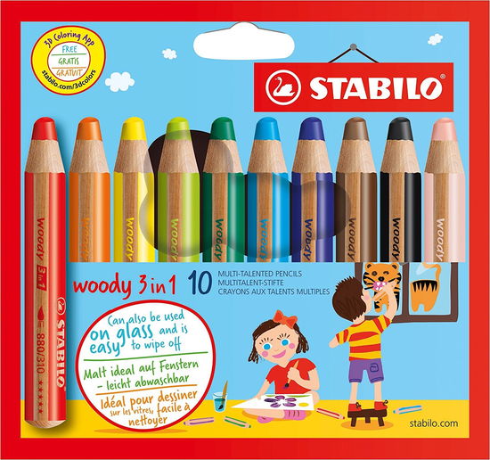 Potloden Stabilo Woody 3--Potloden Stabilo Woody 3 - - No Manufacturer - - Merchandise - Stabilo - 4006381185646 - 