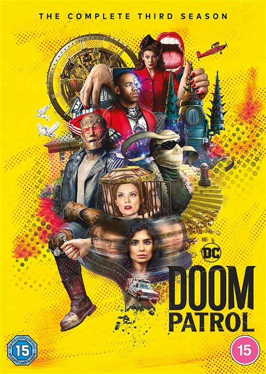 Cover for Doom Patrol S3 DVD · Doom Patrol Season 3 (DVD) (2022)