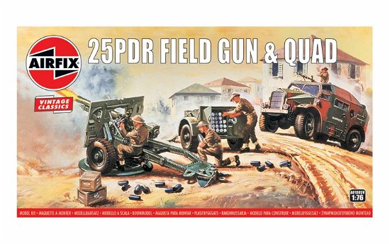 25pdr  Field Gun - Airfix - Merchandise - Airfix-Humbrol - 5055286652646 - 