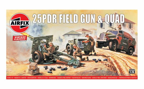 25PDR Field Gun  Quad - 25PDR Field Gun  Quad - Merchandise - Airfix-Humbrol - 5055286652646 - 