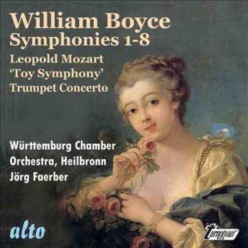 Cover for Wurttemburg Chamber Orchestra / Jorg Faerber · Boyce 8 Symphonies / L. Mozart toy Symphony &amp; Trumpet Concerto (CD) (2014)