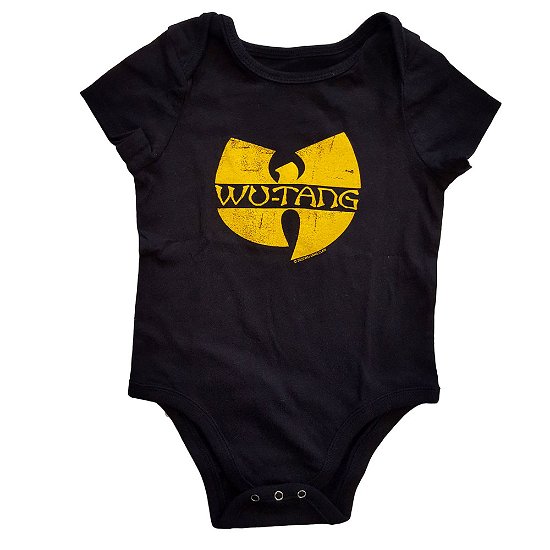 Wu-Tang Clan · Wu-Tang Clan Kids Baby Grow: Logo (6-9 Months) (CLOTHES) [size 6-12mths] [Black - Kids edition]