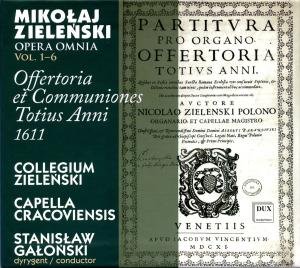 Cover for Zielenski / Collegium Zielenski / Galonski · Offertoria et Communiones Totius Anni 1611 (CD) (2000)