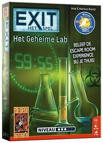 EXIT - Het Geheime Lab - 999Games - Merchandise - 999 Games - 8719214422646 - 