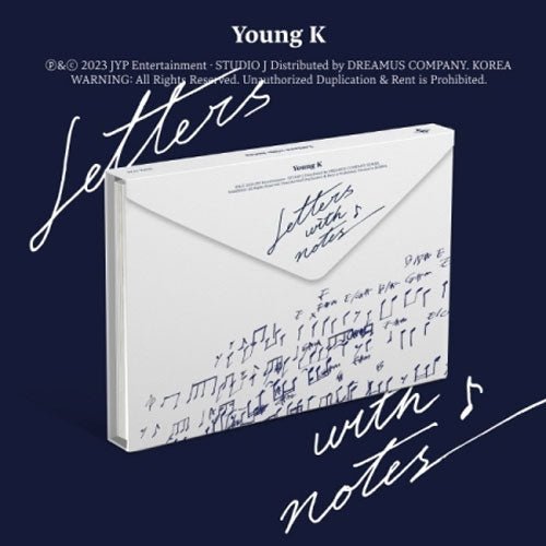 Letters With Notes - YOUNG K (DAY6) - Musiikki - JYP ENTERTAINMENT - 8809755505646 - maanantai 11. syyskuuta 2023