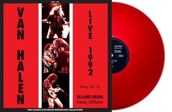 Live At Selland Arena Fresno 1992 (Red Vinyl) - Van Halen - Muziek - SECOND RECORDS - 9003829977646 - 5 augustus 2022