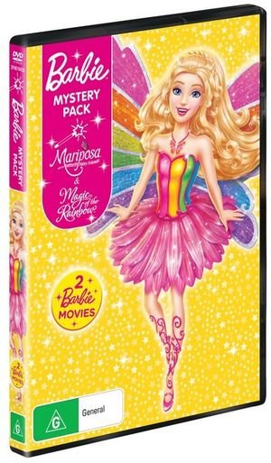 Cover for N/a · Barbie - Magic of the Rainbow / Barbie Mariposa / Barbie Mystery Pack (DVD) (2018)