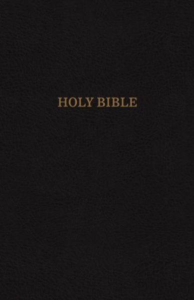 Cover for Thomas Nelson · KJV Holy Bible: Super Giant Print with 43,000 Cross References, Black Leather-look, Red Letter, Comfort Print (Thumb Indexed): King James Version (Paperback Book) (2017)