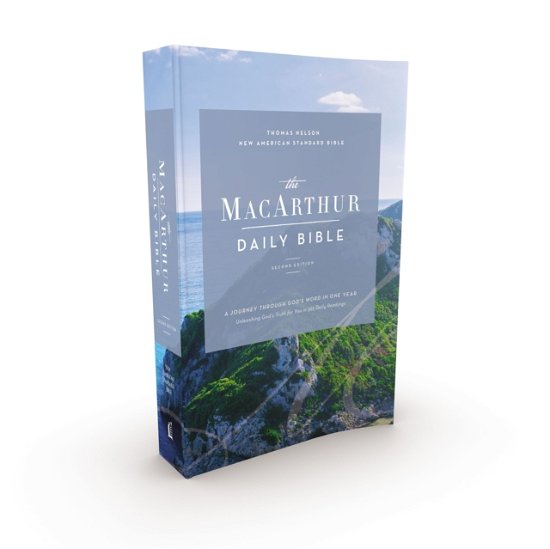 Cover for John F. MacArthur · NASB, MacArthur Daily Bible, 2nd Edition, Paperback, Comfort Print (Paperback Bog) [Second edition] (2022)