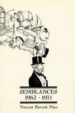 Cover for V. B. Price · Semblances, 1962-1971 (Book) (2016)