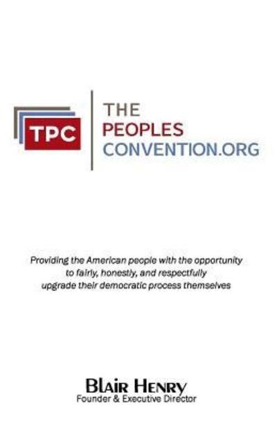 Cover for Blair C Henry Jd · ThePeoplesConvention.org (Paperback Book) (2018)