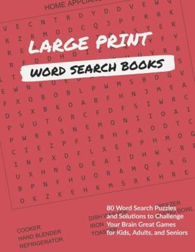 Cover for Nnj Puzzles · Large Print Word Search Books (Paperback Bog) (2019)