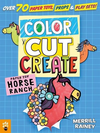 Cover for Merrill Rainey · Color, Cut, Create Play Sets: Horse Ranch - Color, Cut, Create (Paperback Book) (2020)