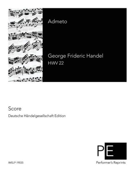 Cover for George Frideric Handel · Admeto (Paperback Book) (2014)