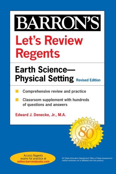 Let's Review Regents Earth Science--Physical Setting 2021 - Denecke, Edward J., Jr. - Books - Kaplan Publishing - 9781506264646 - January 5, 2021
