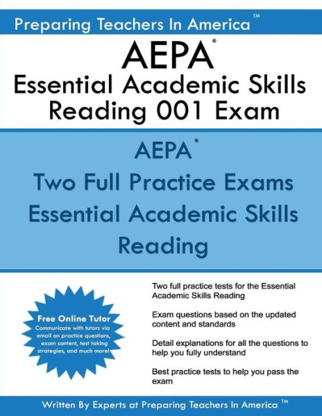 Cover for Preparing Teachers in America · AEPA Essential Academic Skills Reading 001 Exam (Paperback Book) (2017)