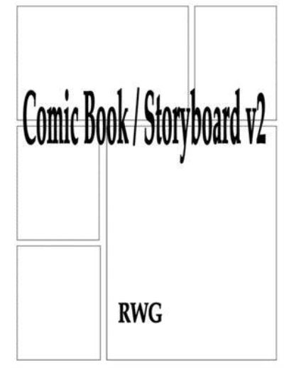 Comic Book / Storyboard v2 - Rwg - Livres - Rwg Publishing - 9781684119646 - 29 août 2019