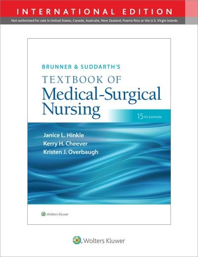Cover for Hinkle, Dr. Janice L, PhD, RN, CNRN · Brunner &amp; Suddarth's Textbook of Medical-Surgical Nursing (Hardcover Book) [Fifteenth, International edition] (2021)