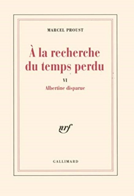 Cover for Marcel Proust · Albertine disparue (Hardcover bog) (1992)