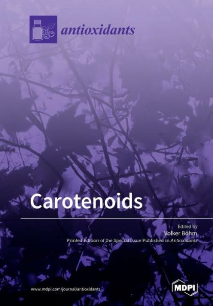 Cover for Volker Boehm · Carotenoids (Paperback Book) (2019)