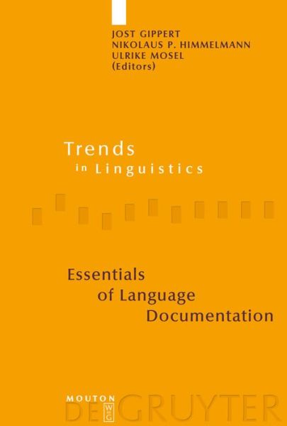 Cover for Et Al. · Essentials of Language Documentation (Book) (2006)