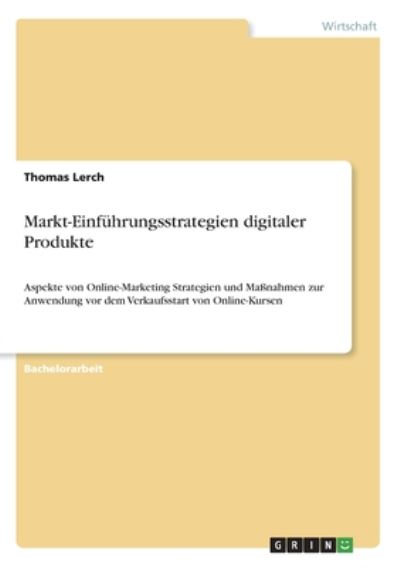 Cover for Lerch · Markt-Einführungsstrategien digit (Book)