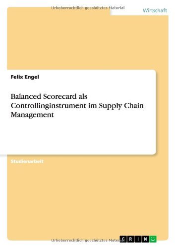 Cover for Engel · Balanced Scorecard als Controllin (Bog) [German edition] (2010)