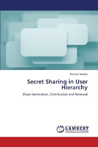 Cover for Ruchira Naskar · Secret Sharing in User Hierarchy: Share Generation, Distribution and Renewal (Pocketbok) (2013)