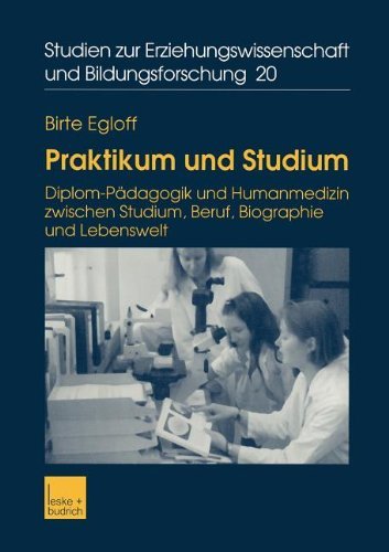 Cover for Birte Egloff · Praktikum Und Studium - Studien Zur Erziehungswissenschaft Und Bildungsforschung (Paperback Book) [2002 edition] (2002)