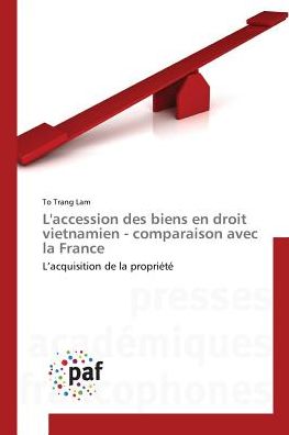 Cover for Lam · L'accession des biens en droit viet (Book)