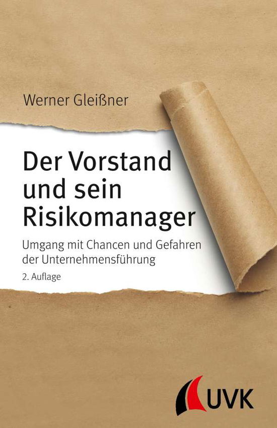 Cover for Gleißner · Der Vorstand und sein Risikoma (Book)