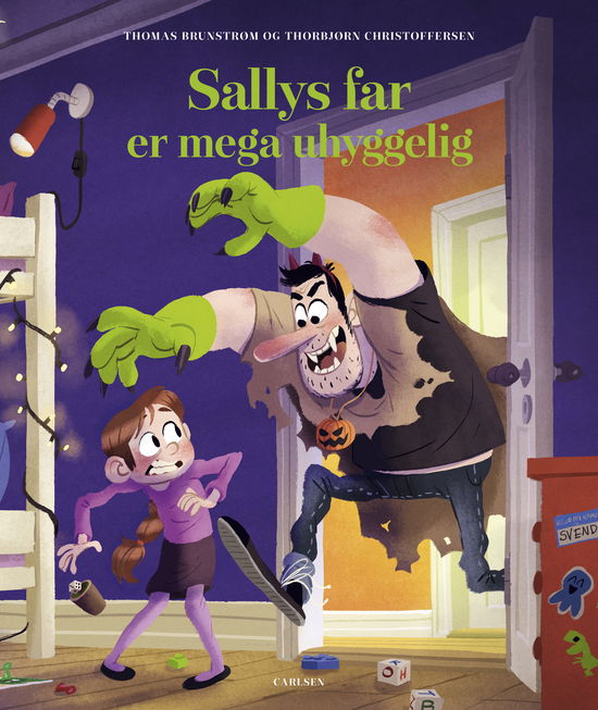 Cover for Thomas Brunstrøm · Sallys far er mega-uhyggelig (Bound Book) [1st edition] (2024)