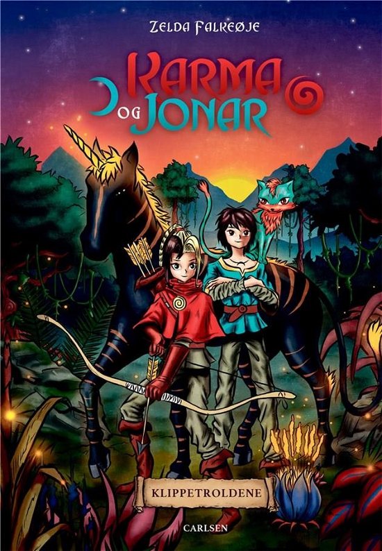 Cover for Zelda Falkeøje · Karma og Jonar: Karma og Jonar (1) - Klippetroldene (Bound Book) [1º edição] (2022)