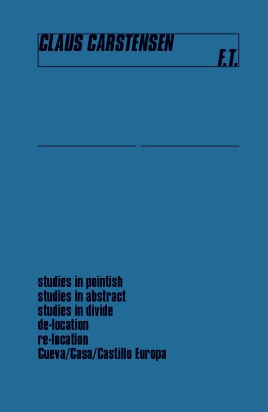 Cover for Claus Carstensen · F.t. (Sewn Spine Book) [1º edição] (2016)